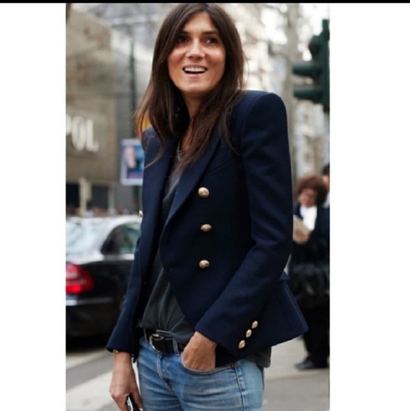 navy petite blazer